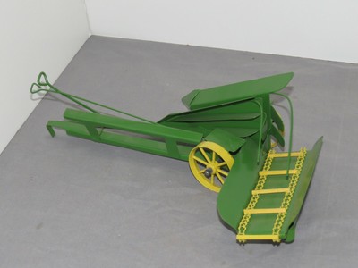 Vintage John Deere CORN Binder CUSTOM Toy 1:16 Metal Scratch Built TJ Vintage