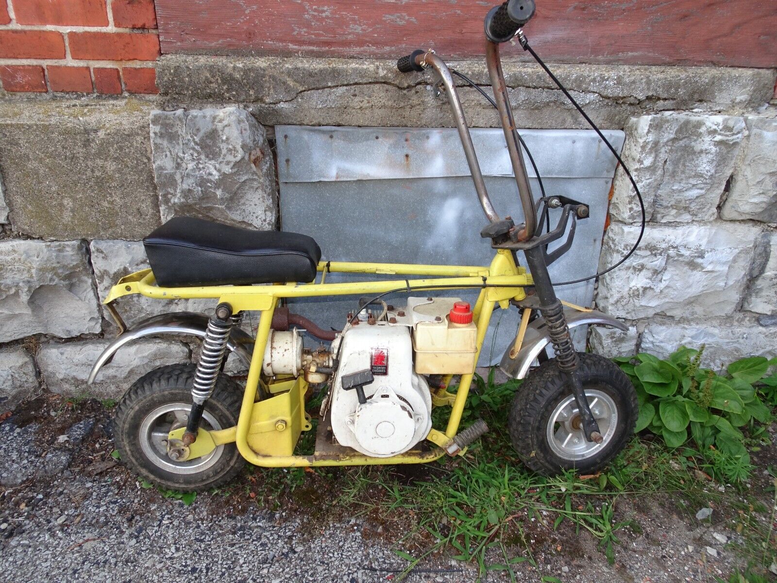 Vintage Fantic Broncco Mini Bike, Cat Minibike, JC Penny Vintage Fantic Broncco Mini Bike, Cat Minibike, JC Penny