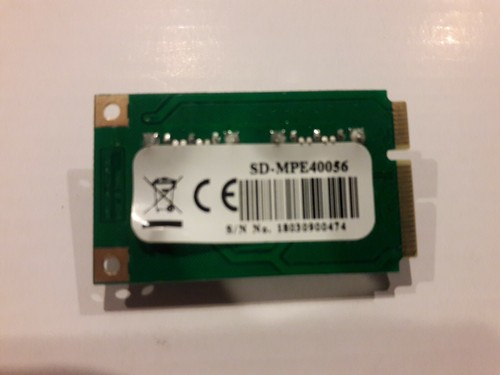 New Mini PCIe PCI-Express 2.0 to 2 Port SATA-III 6Gb/s Expansion Card ASM1061