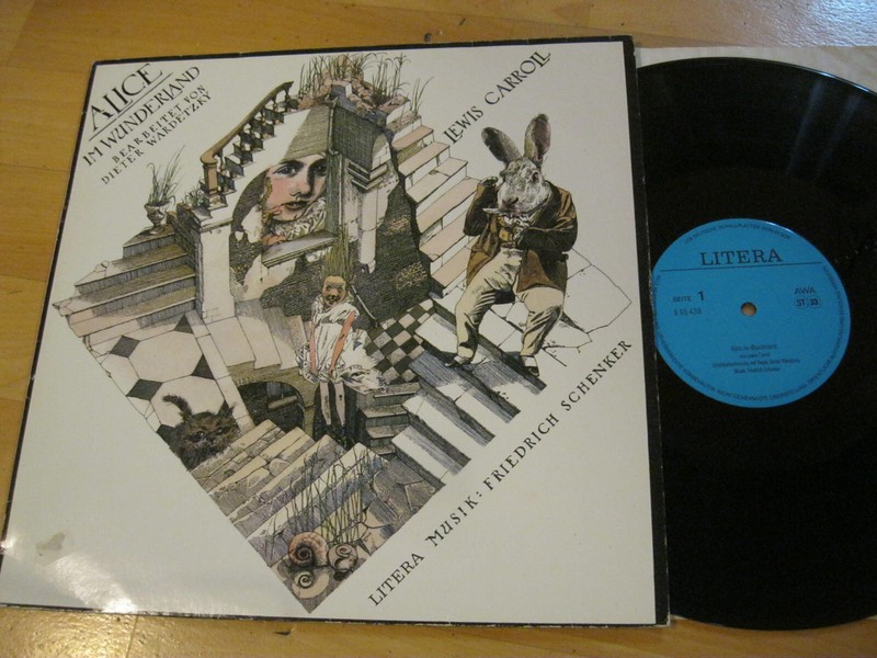 Lp Lewis Carroll Alice Im Wunderland Vinyl Litera Ddr 8 65 438