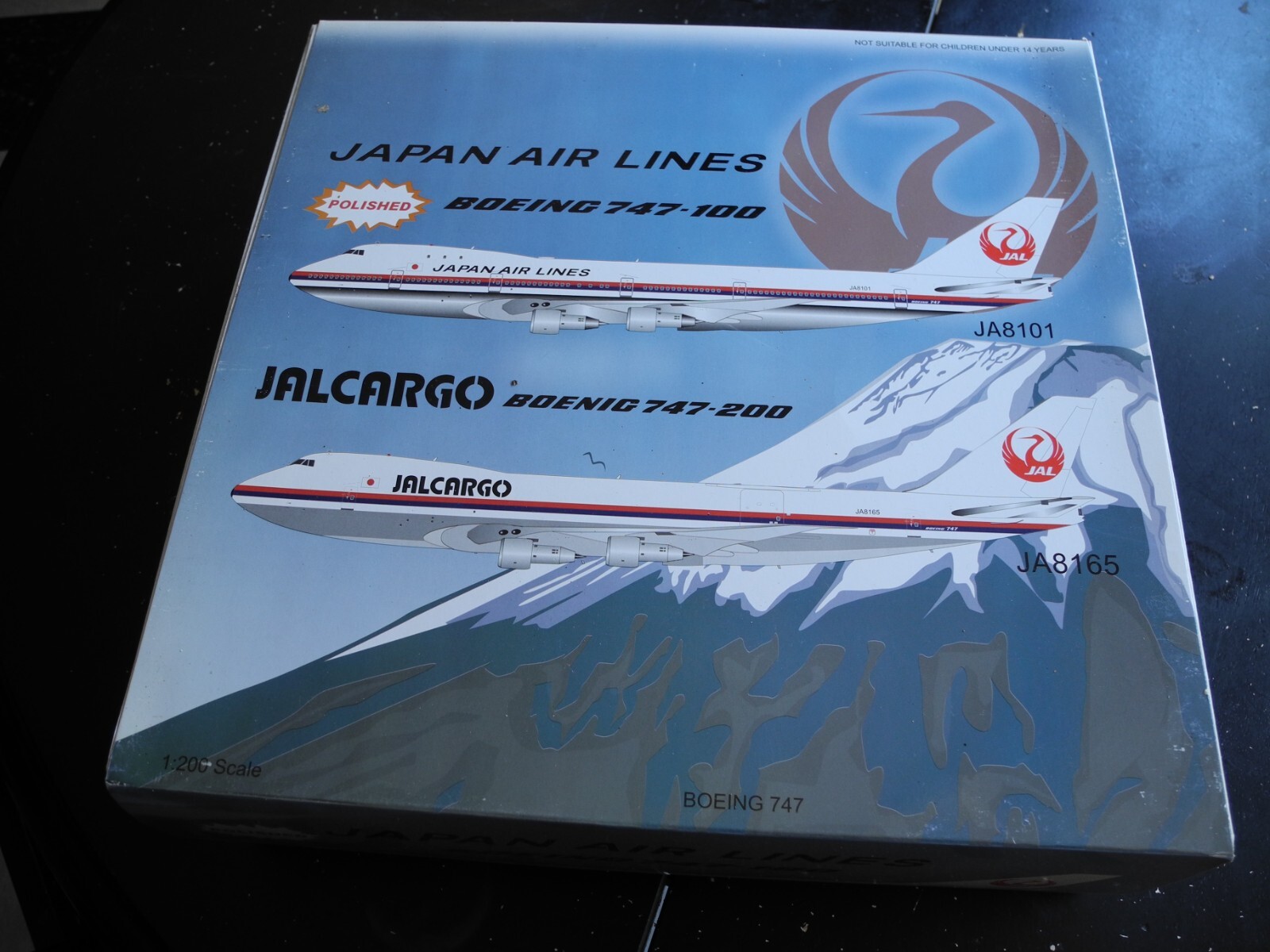 Collector's FIND, Inflight Boeing 747 Japan AIRLINES, 1:200 Collector's FIND, Inflight Boeing 747 Japan AIRLINES, 1:200