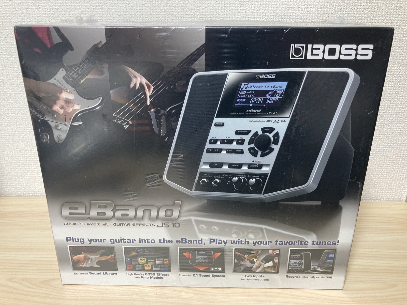 Boss AUDIO PLAYER with Multi GUITAR EFFECTS eBand JS-10 | eBay