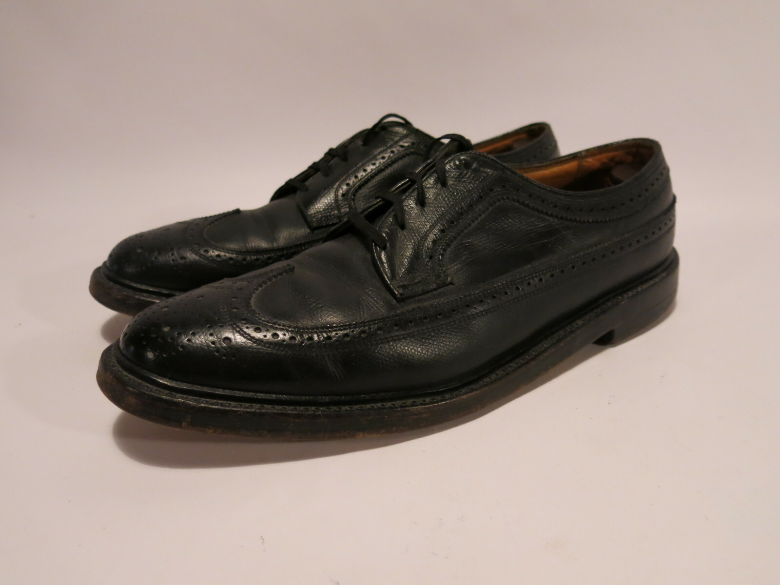 Florsheim Imperial Men's 10.5 C VTG Kenmoor Longwing Black Florsheim Imperial Men's 10.5 C VTG Kenmoor Longwing Black