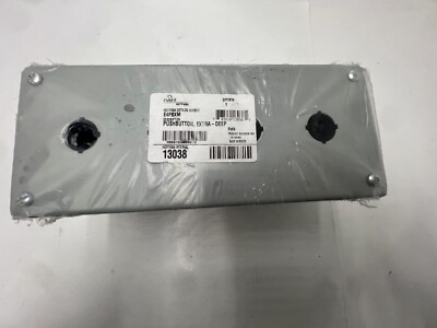 NVENT HOFFMAN E4PBXM Extra Deep Pushbutton Portrait Enclosure Type 12 13038