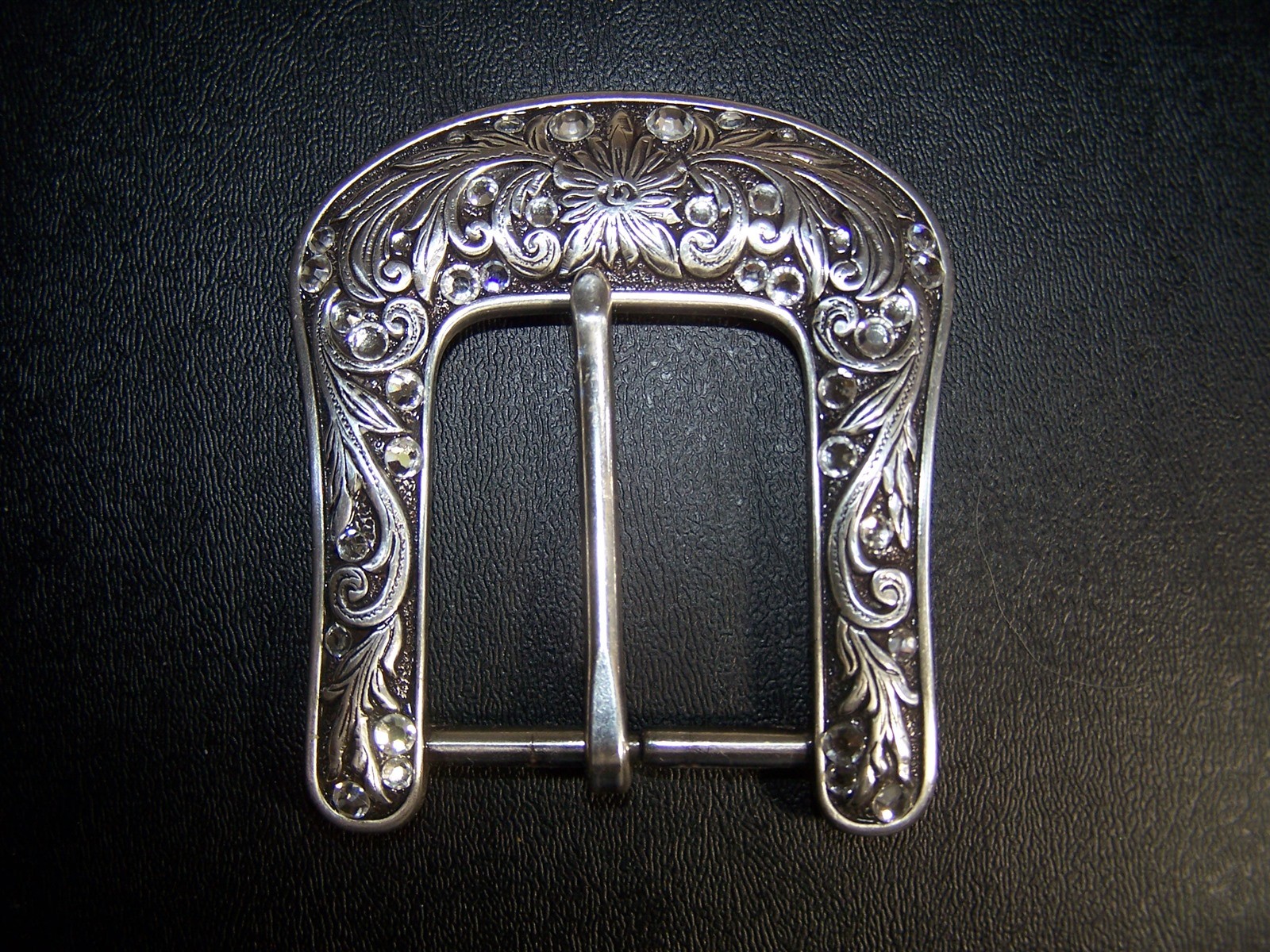 Ariat Womens Jewel Ornate Silver Tone Belt Buckle