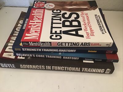 Lot 4 Strength Training Anatomy,  Core, Getting ABS, Advances In Functional
