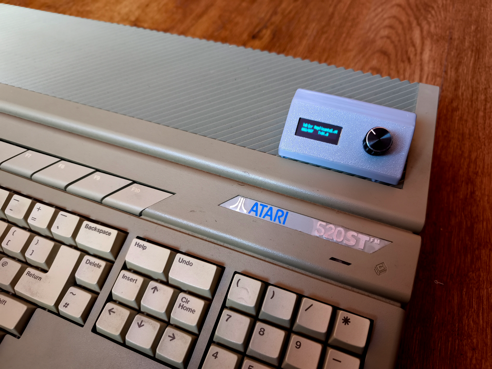 Atari ST Gotek USB Floppy Drive Breakout Box with OLED and