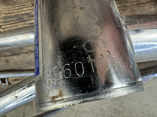 Robinson 20” Bmx Frame And Fork Vintage Old Mid School Bmx