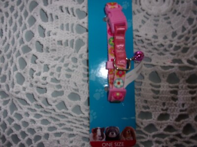 Pink FLOWER Bell Collar Ferret Animal Life's Fur-tas-tic guinea pig rat rabbit