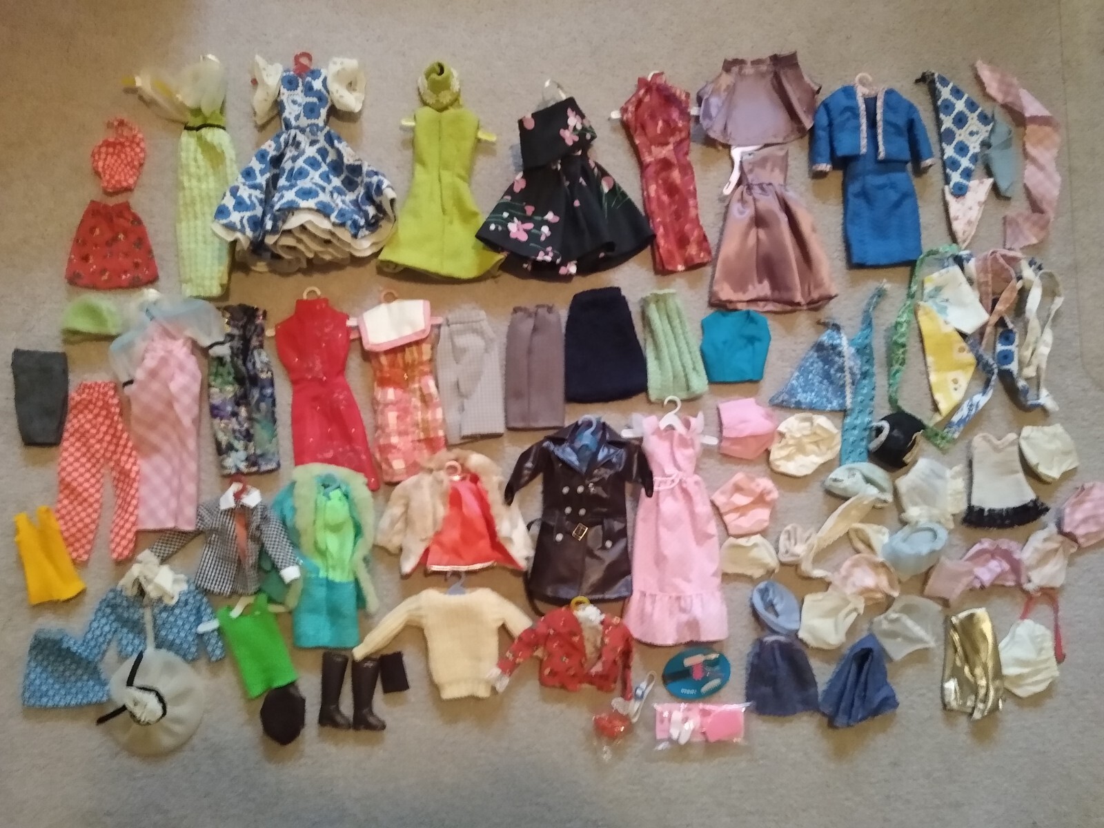 Vintage Barbie Clothes & Accessories Collection from the 1960's & 70's