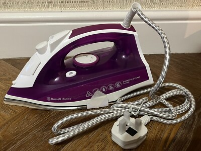 Russell Hobbs Supreme Steam Traditional Iron 23060, 2400 W, Purple/White