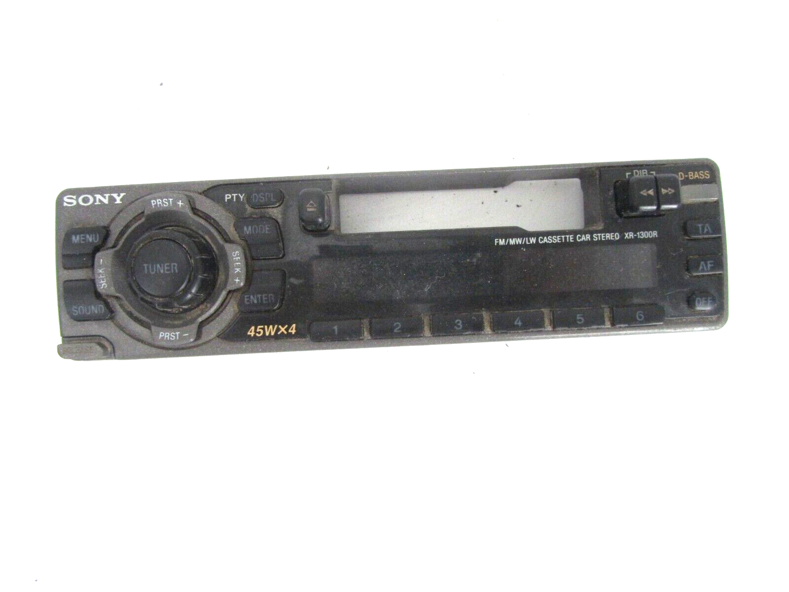 SONY XR-1300R Cassette Car Stereo Front Panel Faceplate | eBay