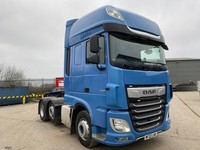 2022/22 DAF XF105 (460) 6X2 SUPER SPACE HIGH ROOF DOUBLE SLEEPER / HIVA TIP GEAR