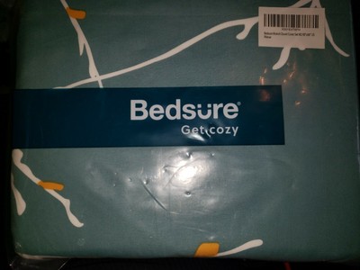 Bedsure Duvet Cover Set 100% Microfiber Polyester Full/Queen 90x 90'' Cover 