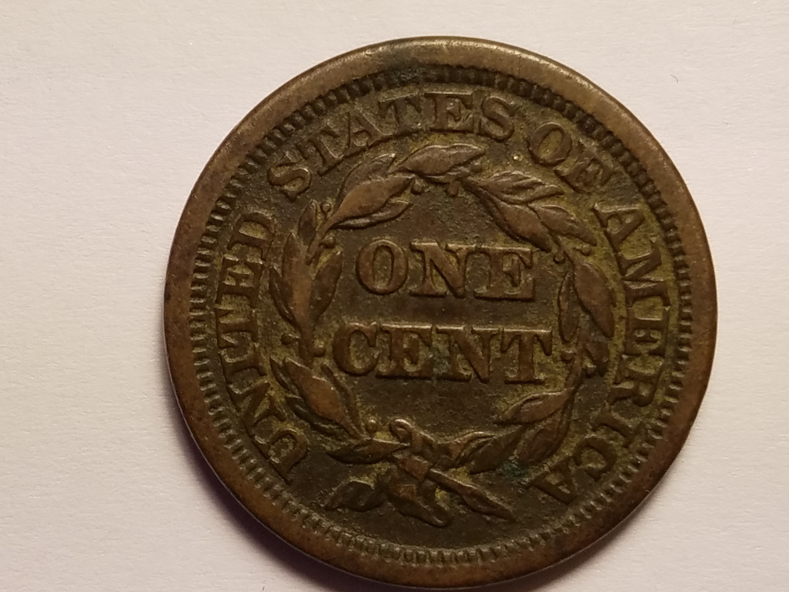 1848 large cent