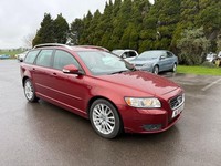 2011 Volvo V50 1.6 Diesel D2 [115] SE Lux 5dr Manual Estate Red ESTATE Diesel Ma