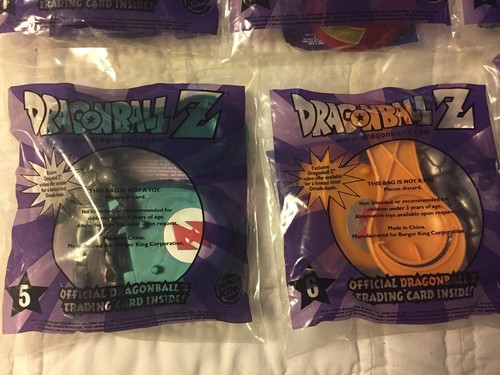 COMPLETE Dragon Ball Z 2000 Burger King Promo Set of 7