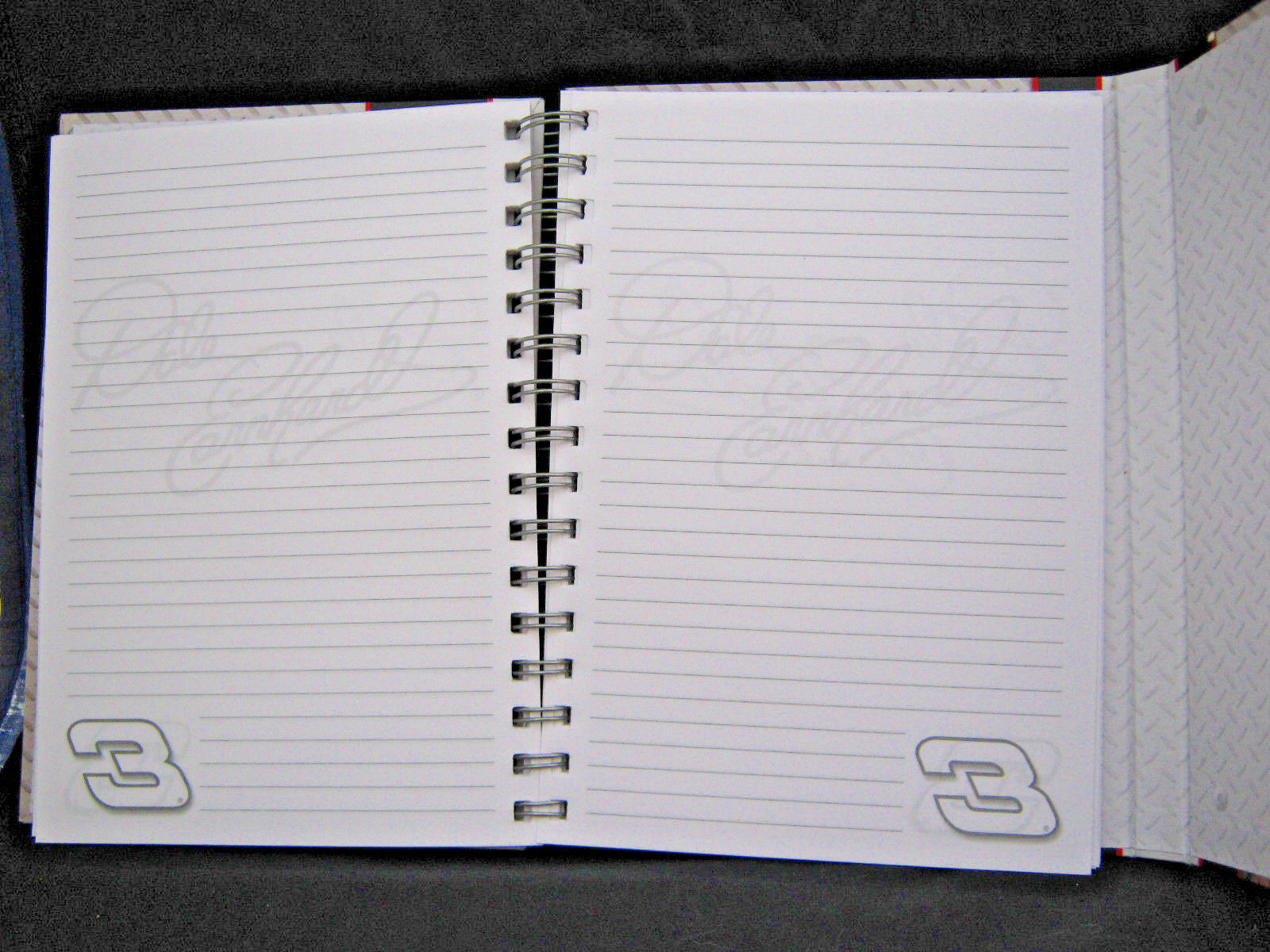 Clearance Dale Earnhardt Spiral Notebook Diary Snap Closure Lined Pages 8.5