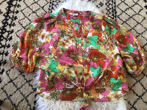 トップス CARNAVALET retro rose print blouse il_fullxfull.3410236611_ml7q.jpg