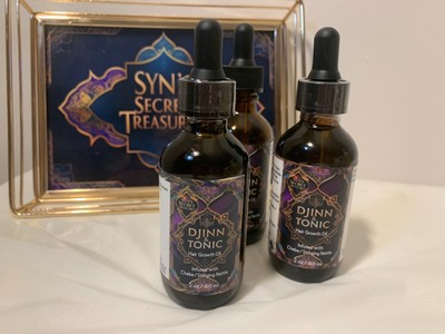 Syn?s Djinn & Tonic Hair Growth Oil | Infused with Chebe & Stinging Nettle | 2oz