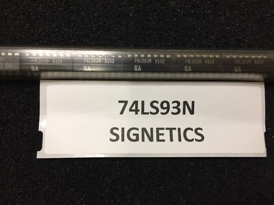 74LS93N SIGNETICS IC BINARY COUNTER 4-BIT 14PIN PDIP 5 PIECES