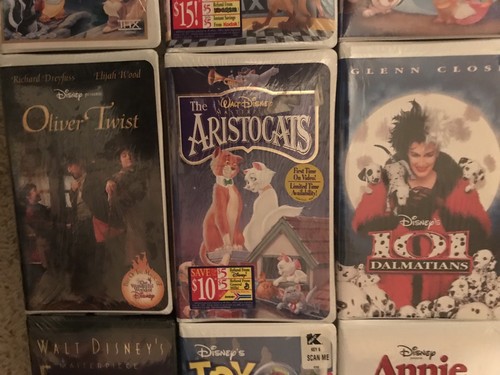 LOT of 11 NEW WALT DISNEY VHS SEALED BAMBI OLIVER CINDERELLA FANTASIA TOY STORY