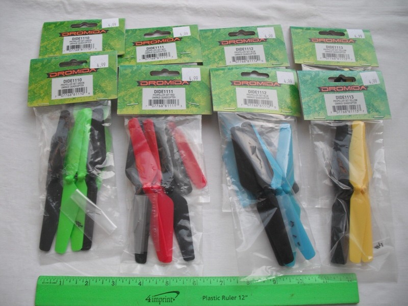 Lot of 8 Dromida DIDE 1110 1111 1112 1113 Propeller Set, Ominus, R/C Quad Copter