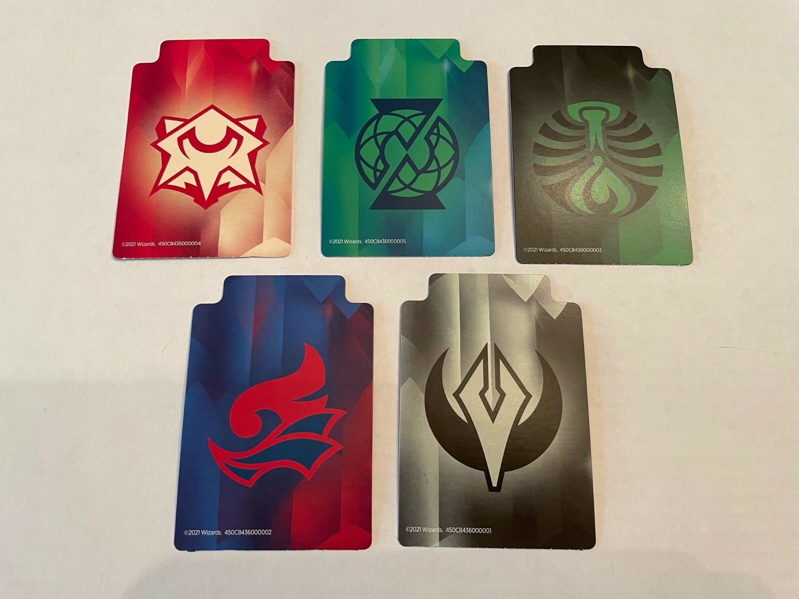 x5 Strixhaven Magic MTG College Logo Icon Divider Lot x5 Strixhaven Magic MTG College Logo Icon Divider Lot