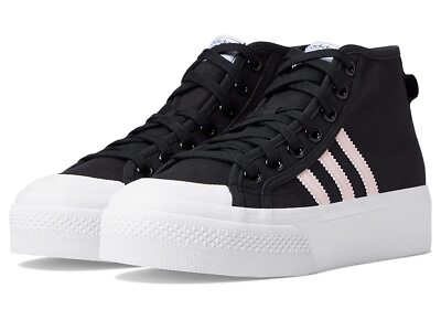 Обувь для девочек adidas Originals Kids Nizza Platform Mid (Big Kid)