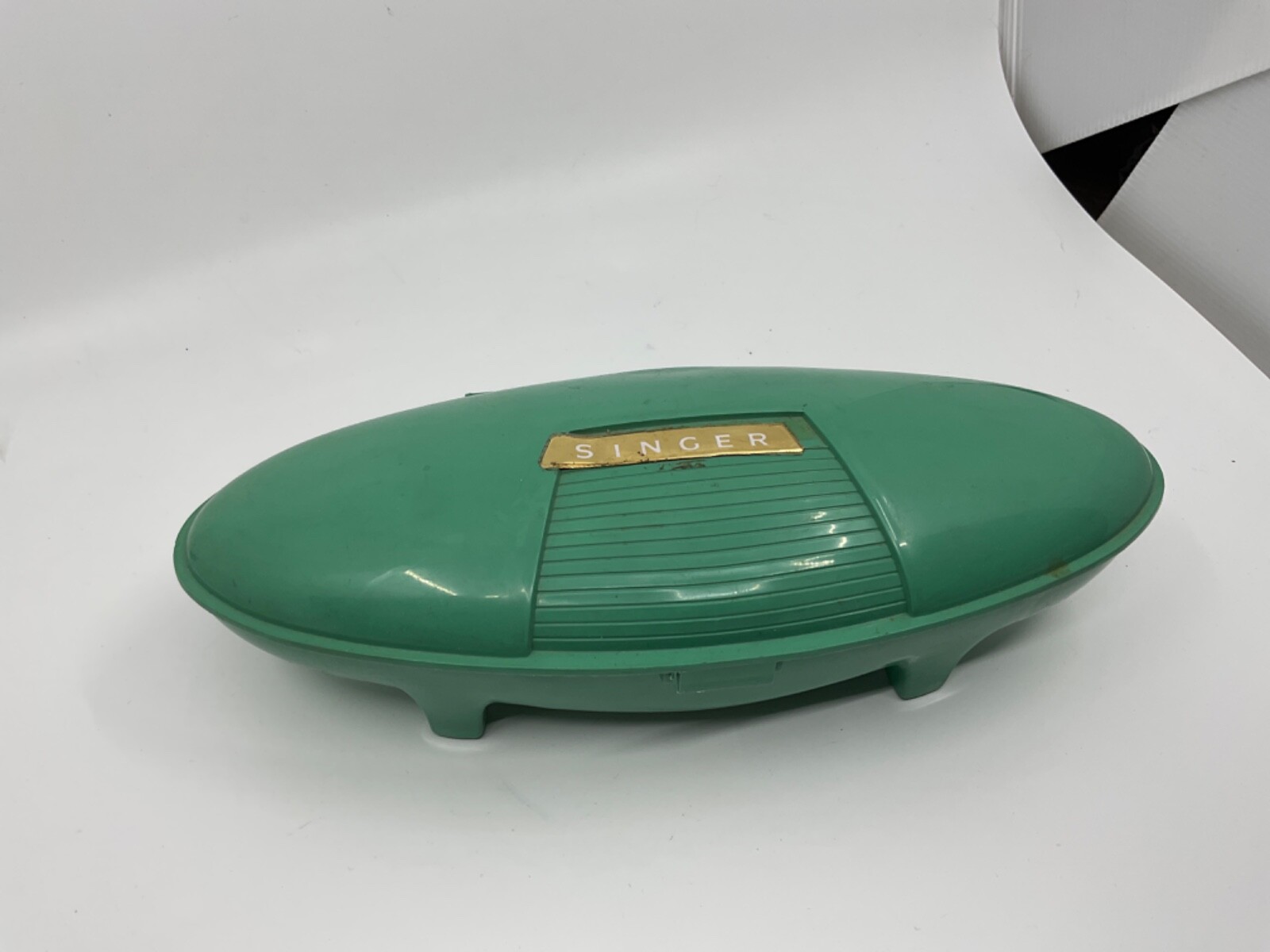 小物 60s VINTAGE 60'S SINGER BUTTONHOLER w/ ATTACHMENTS GREEN CASE | eBay