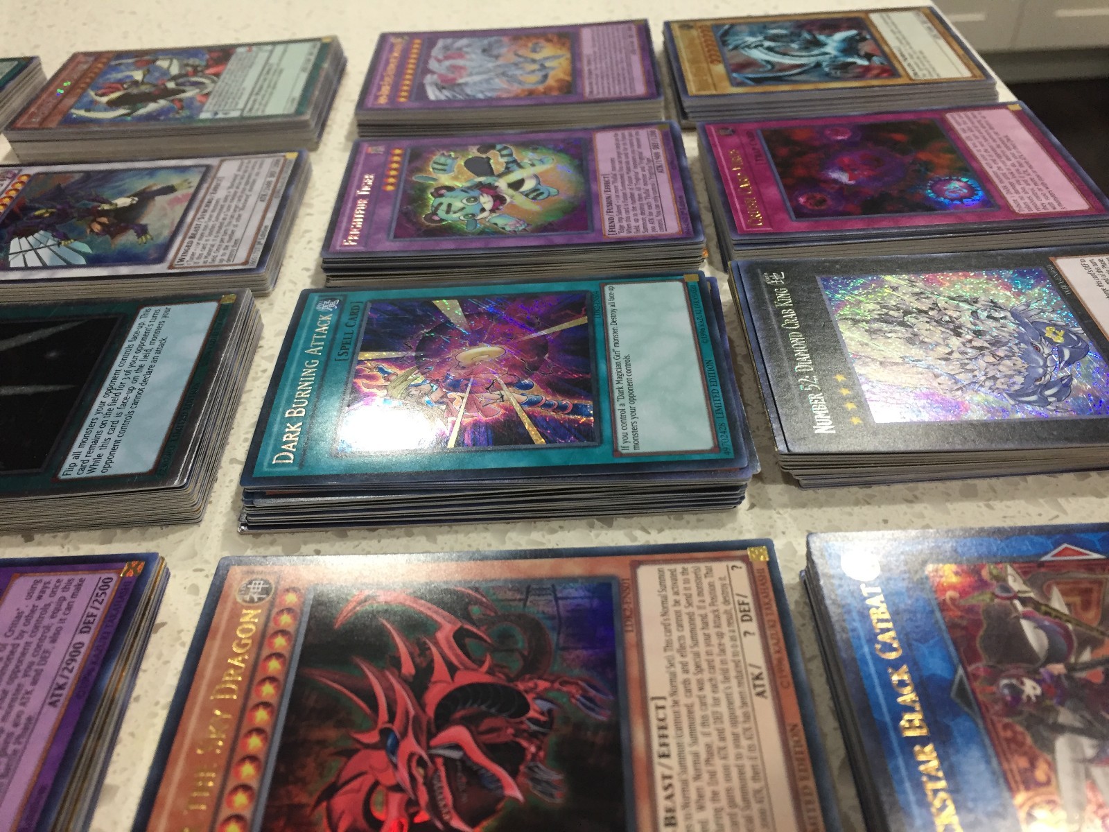 YuGiOh Holographic Mixed Card Collection. 20 YuGiOh Foil/Holographic Cards!