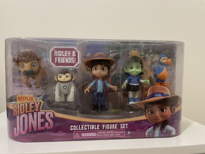 Just Play Netflix Ridley Jones Collectible Figure Set 5-Pack Kids Toys, Ages 3+