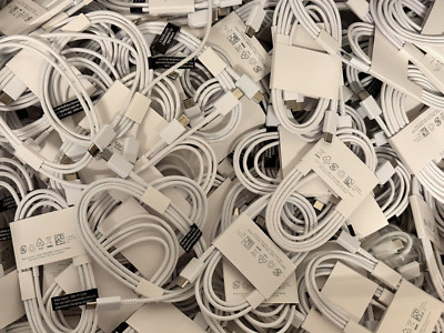 Lot of 20 New Samsung USB-C to USB-C Fast Charge Data Cables White