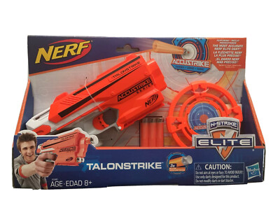 NEW Nerf N-Strike Elite Accustrike Talonstrike Super Accurate w Target and Darts