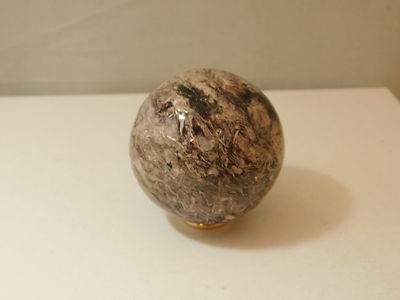 Ural Russian Purple Charoite Orb Sphere Psychic Energy Healing Stone 290gr 60mm
