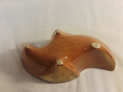 Sunkist California Art Pottery Dish Planter, Van Nuys~1958  #463~Copper/Red Clay