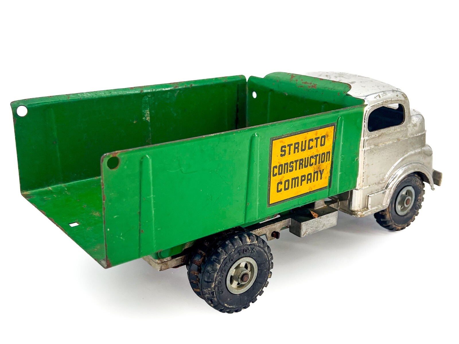 ミニカー STRUCTO MFG .CO FREEPORT ILL Structo Manufacturing Co. 1960s Pressed Steel Hydraulic Dump