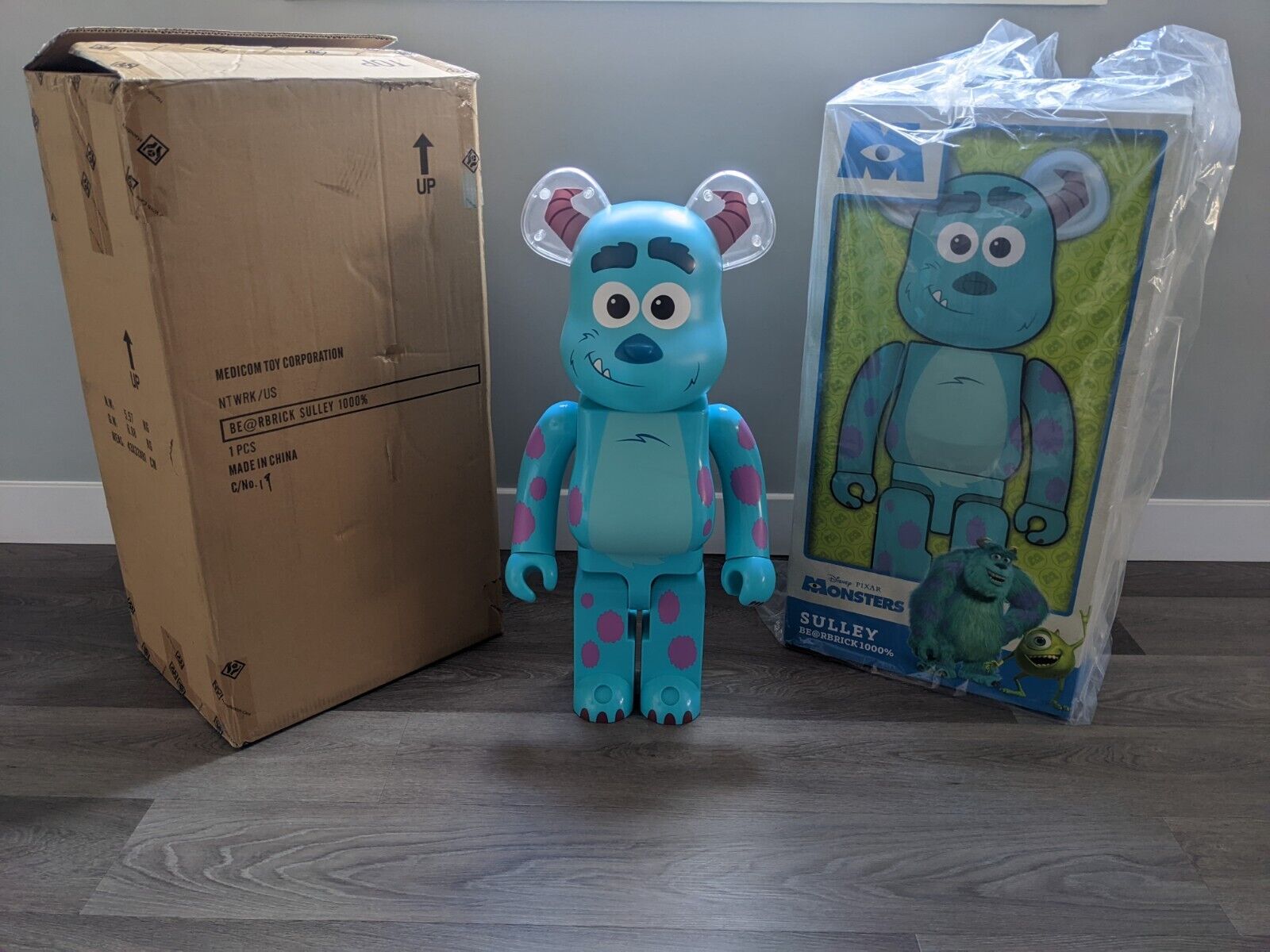 Medicom Disney Pixar Monsters Inc. Sully 1000% Be@rBrick Medicom Disney Pixar Monsters Inc. Sully 1000% Be@rBrick