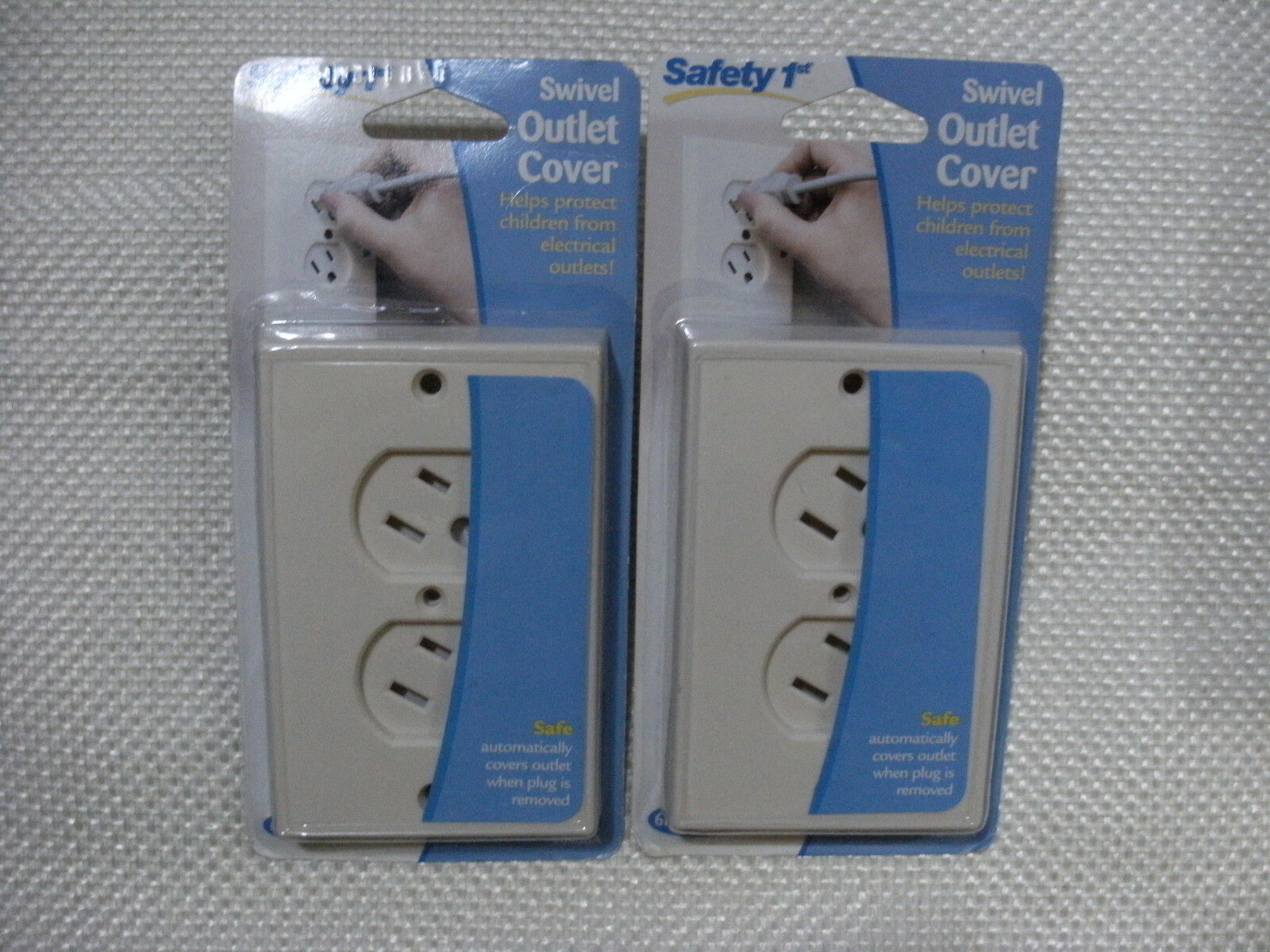 Safety 1st Power Strip Cover - Plus Lot of 2 Swivel Outlet Covers - New