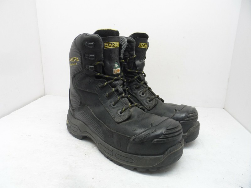 Composite Plate Work Boots Black 8M 