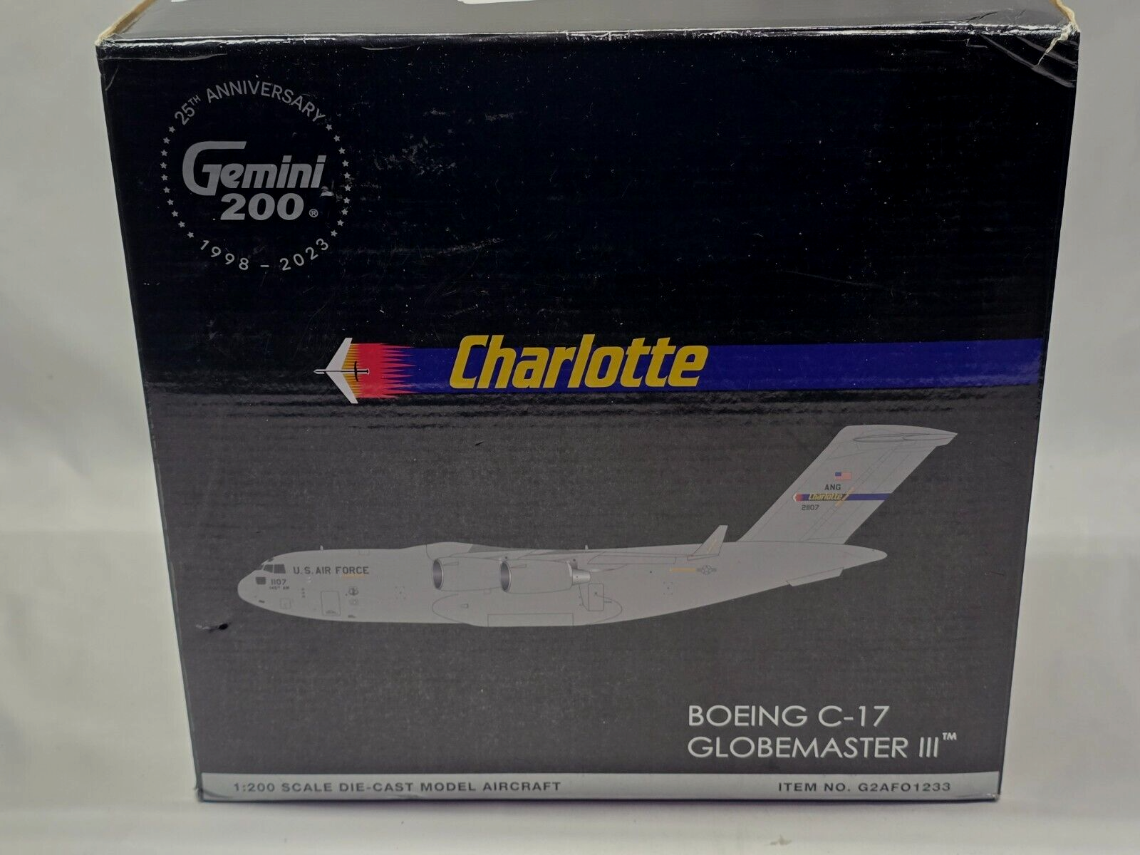 Gemini 1/200 BOEING C-17 GLOBEMASTER III 3 CHARLOTTE, NC