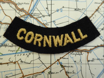 Civil Defence Badge Patch, Area (Cornwall)