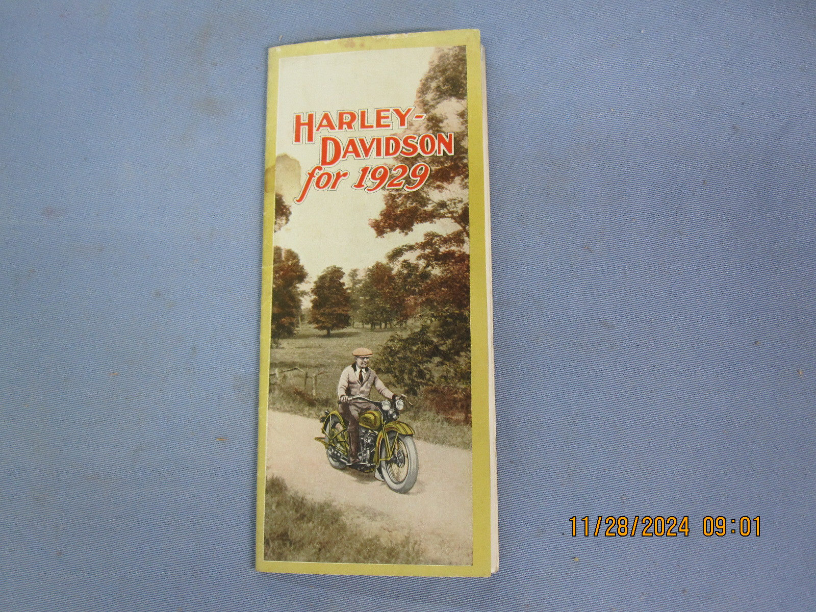 1929年 戦前 ハーレーダビッドソン カタログ 1929 Harley