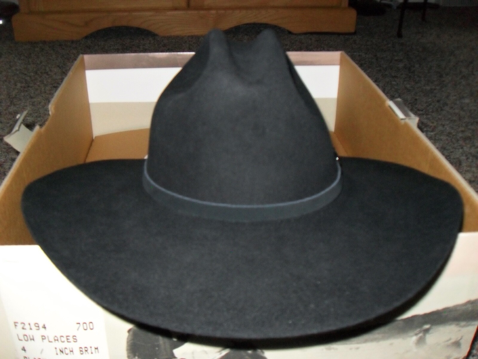 Stetson 黒 Stetson Straw Hat - Onyx - Black - Billy's Western Wear