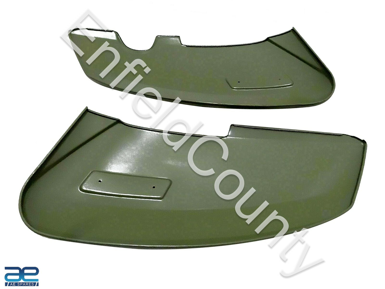 LAMBRETTA GP SET OF SIDE PANELS PAIR LEFT AND RIGHT PRIMER  