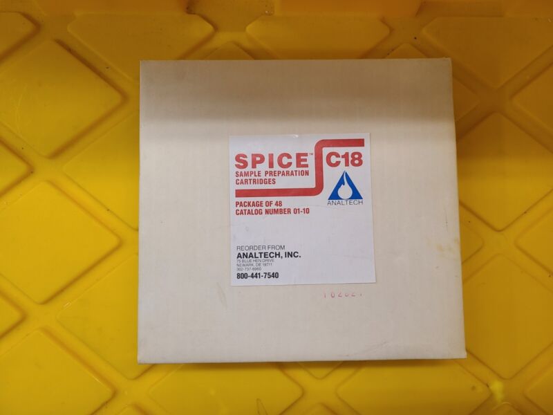 Spice C18 Sample Preparation Cartridges Analtech 01-10 - 32 filters