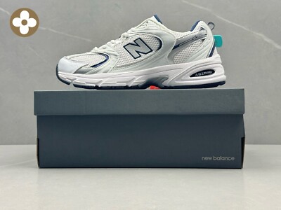 New Balance 530 Running Shoes Sneakers White Silver MR530SG Men women Comfort