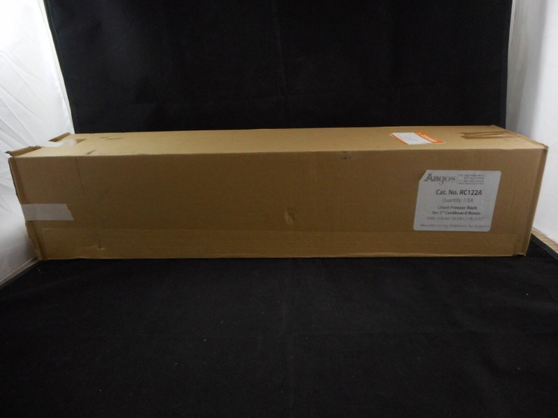 ARGOS Stainless Steel 12 Box Capacity Chest Freezer Vertical Rack for 2&rdquo; Boxes