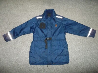Stearns Type III PFD Flotation Coat NEW- Blue - Large Chest 44''-46'' - NEW W/OTAG