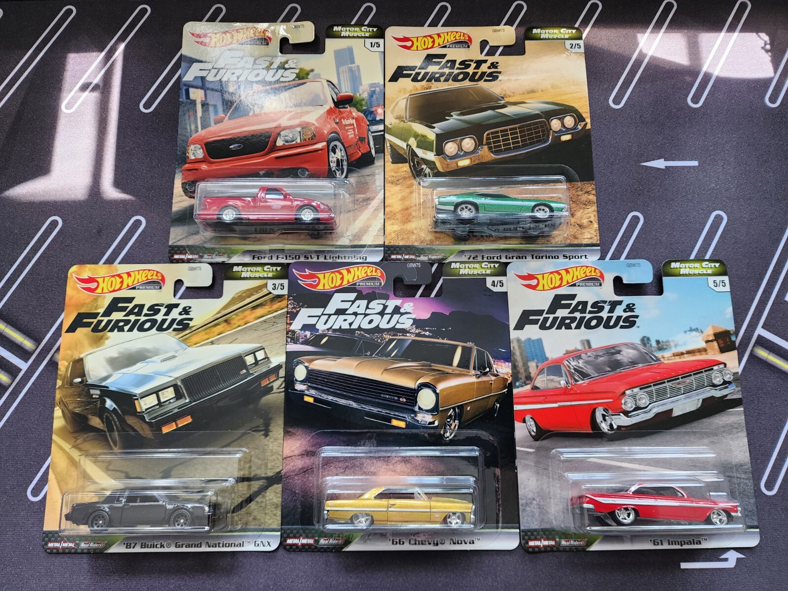 HotWheels MOTOR CITY MUSCLE 4種セット